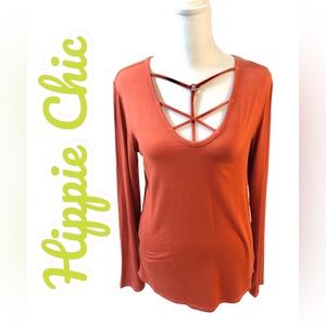 NWT-Hippie Chic Sz M Top